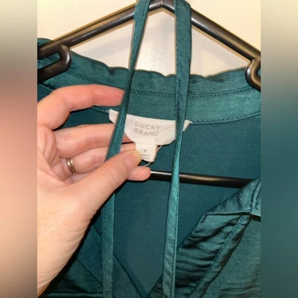 Lucky Brand Emerald Shirt Dress - Picture 3 of 4